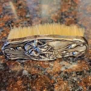 Antique Victorian Sterling Silver Clothes Brush